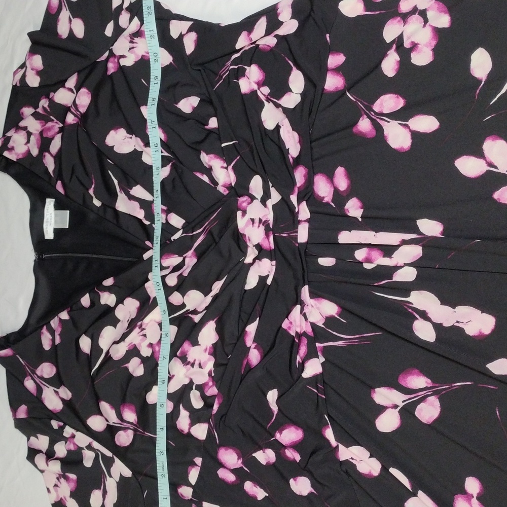 NWT London Times Floral Dress, Women's Size 2X - Picture 6 of 7